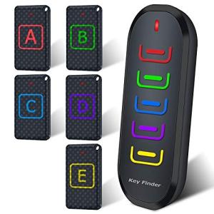 新型 5in1 キーファインダー Key finder 探し物発見器 落し物防止 忘れ物探知機 アラーム 紛失防止 大音量 LED 使用便利 小型 取