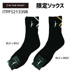 【1点限りゆうパケット対応】IN THE PAINT　インザペイント　限定　ソックス　ITPFS21339B