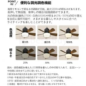 シーリングファンライト リモコン付き シーリン...の詳細画像3