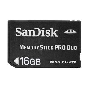 SanDisk MemoryStick Pro Duo 16GB SDMSPD-016G-J95｜hayate