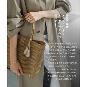 レディース かごバッグ メルカドバッグ トート...の詳細画像5