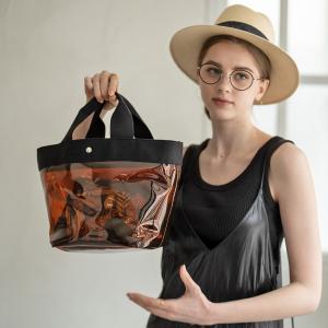 クリアバッグ 透明 トート おしゃれ トートバ...の詳細画像4