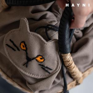 ねこ モチーフ バンカン かごバッグ「Minetpanie ミネットパニエ」猫
