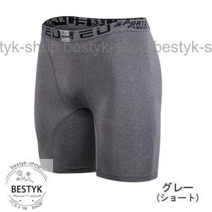 メンズ スポーツインナー スポーツタイツ パン...の詳細画像3