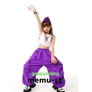 ダンス パンツ ヒップホップ キッズ ダンス ...の詳細画像1