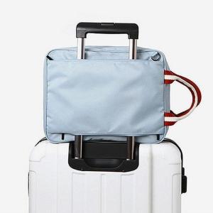 トラベルポーチ ショルダー旅行用バッグ大容量携帯バッグ収納ケース スーツケースにつける設計バッグ 収納力UP ボストンバッグネコポス不可｜haze-grass