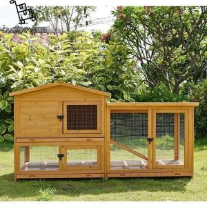 ペットハウス ウサギ 屋外飼育透明なドア 大型...の詳細画像3
