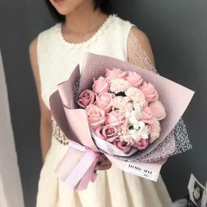 スタンディング ソープフラワー 造花 花束 ア...の詳細画像5