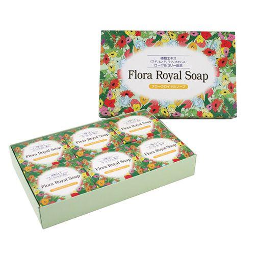 【メーカー公式】フローラ(Flora) 100%天然由来の自然派ソープ フローラロイヤルソープ 6個...