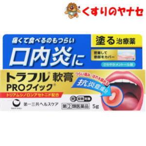 【メール便対応】※トラフル軟膏ＰＲＯクイック 5g ／【指定第２類医薬品】／★セルフメディケーション...