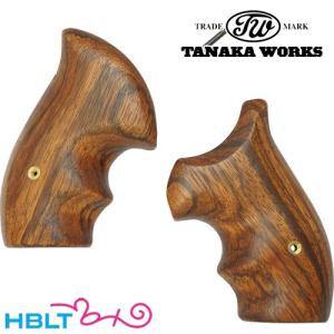 タナカワークス 木製グリップ S&W M327 用 ラウンド ゼブラ｜hblt