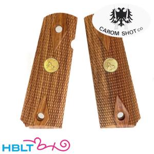 キャロムショット 木製グリップ 各社 コルト ガバメント M1911 用 紫檀