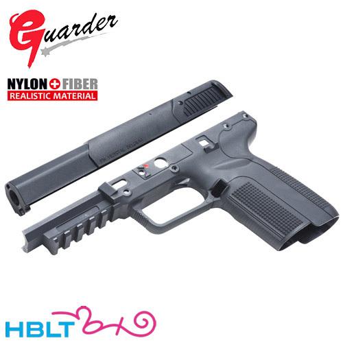 ガーダー スライド &amp; フレーム 東京マルイ ガスブローバック FN5-7 用 オリジナル (Bla...