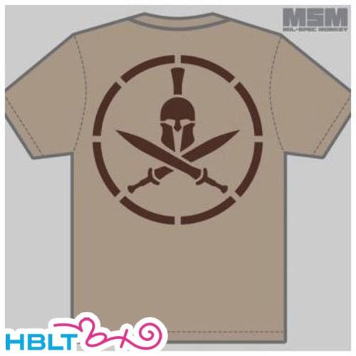 ミリタリー Tシャツ MSM ミルスペックモンキー Spartan