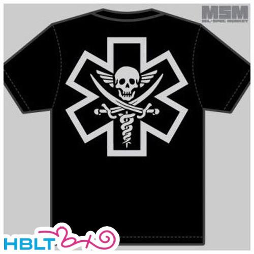 ミリタリー Tシャツ MSM ミルスペックモンキー Tac-Med Pirate