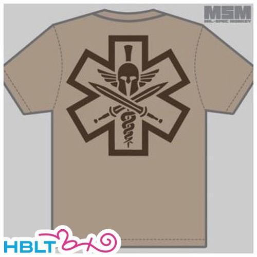 ミリタリー Tシャツ MSM ミルスペックモンキー Tac-Med Spartan