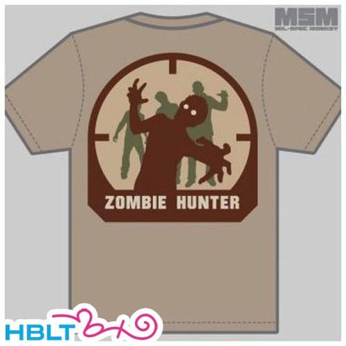 ミリタリー Tシャツ MSM ミルスペックモンキー Zombie Hunter