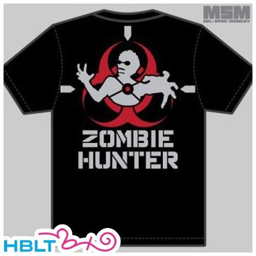 ミリタリー Tシャツ MSM ミルスペックモンキー Zombie Stencil