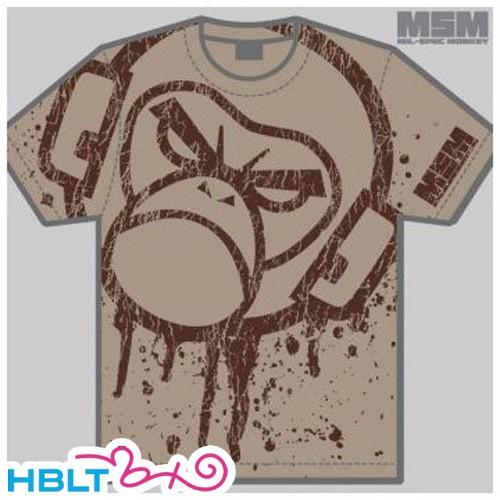 ミリタリー Tシャツ MSM ミルスペックモンキー MSM Splatter