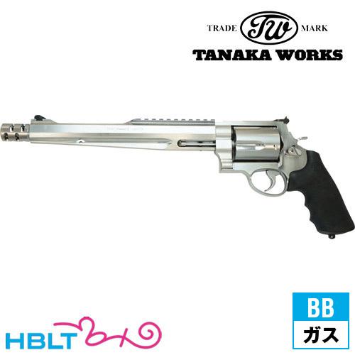 タナカワークス S&amp;W M500 PC Ver.2 ステンレス フィニッシュ シルバー 10.5イン...