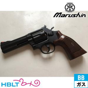 マルシン S&amp;W M586 Xカート 木グリ仕様 ABS ブラック ガスガン リボルバー 本体 6mm
