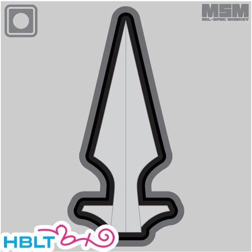 ミルスペックモンキー パッチ SPEARHEAD 1 PVC