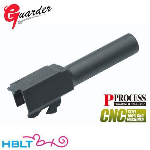 ガーダー アウターバレル 東京マルイ ガスブロ グロック G26 用（スチール ブラック）