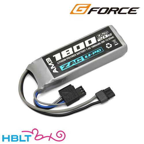 G−FORCE ZAC リポバッテリー AM3 7.4V 1800mAh ミニ S 互換サイズ 次世...