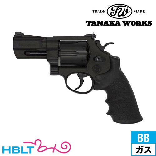 タナカワークス S&amp;W M29 PC フラットサイド Ver.3 HW ブラック 3インチ（ガスガン...