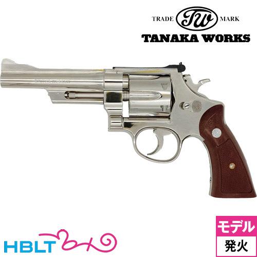 タナカワークス S&amp;W M27 “The .357 Magnum” ABS ニッケルフィニッシュ 5...