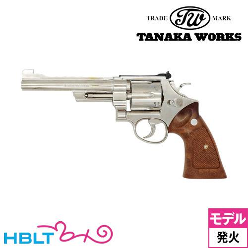 タナカワークス S&amp;W M27 The .357 マグナム ABS ニッケルフィニッシュ 6インチ（...