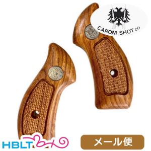 キャロムショット 木製グリップ タナカ M36 チーフ 用 チェッカ
