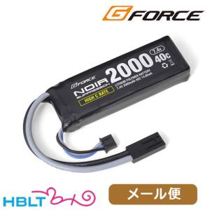 G-FORCE リポバッテリー Noir SUPPRESSION 7.4V 2000mAh 40C ミニS 40C メール便 対応商品