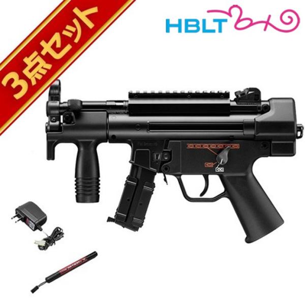 フルセット 東京マルイ H&amp;K MP5K クルツ ハイサイクル電動ガン バッテリー 充電器セット
