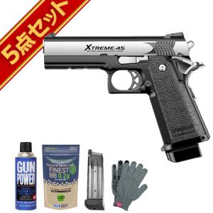 TOKYO MARUI フルセット 東京マルイ デトニクス 45 Black ガス