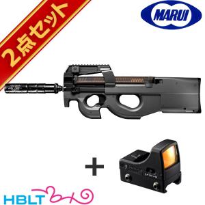 東京マルイ FN P90 TR サイレンサー付 純正ドットサイトセット （スタンダード電動ガン＋マイクロプロサイト）｜hblt