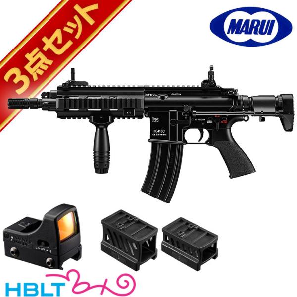 東京マルイ H&amp;K HK416C ドットサイト セット ( 次世代電動ガン + マイクロプロサイト ...