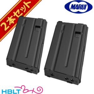 東京マルイ ガスブローバック ライフル 用 マガジン M4A1 MWS MTR16 用 20連 ブラック 2本セット｜hblt