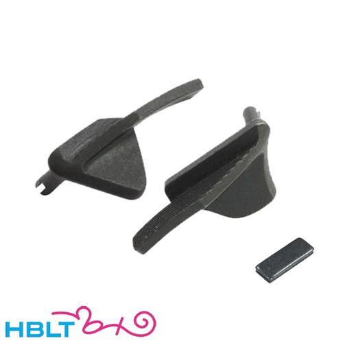 ガーダー アンビサムセフティ マルイ M1911 MEU 共用 スチール Black コネクターセッ...