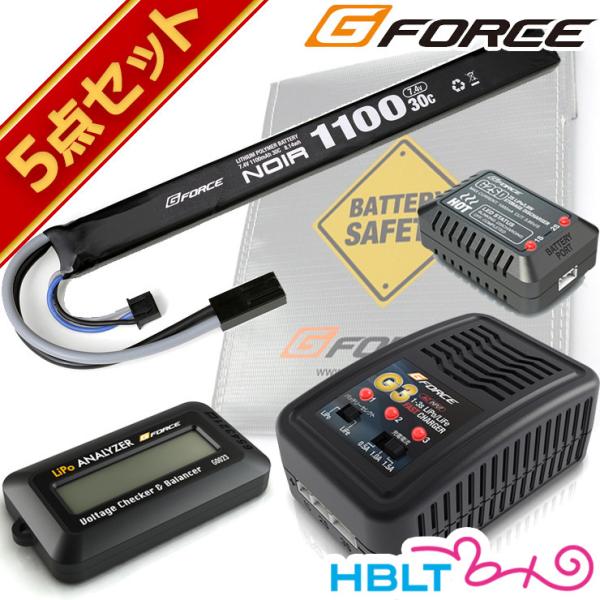 G FORCE ジーフォース Noir LiPo 7.4V 1100mAh 電動ガン AK ロングタ...