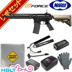 東京マルイ MK18 Mod.1 FDE 次世代電動ガン G-FORCE リポバッテリー フルセット｜hblt