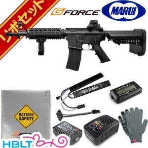 東京マルイ M4 CQB-R Black 次世代電動ガン G-FORCE リポバッテリー フルセット｜hblt