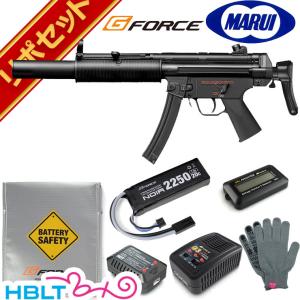 東京マルイ MP5 SD6 スタンダード電動ガン G-FORCE リポバッテリー フルセット｜hblt