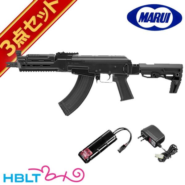 東京マルイ AK STORM ストーム 次世代電動ガン バッテリー 充電器フルセット