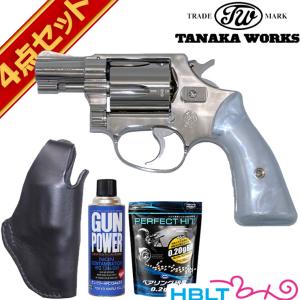 タナカワークス S&W M36 2inch トラヴィス モデル ver2 スクウェアバット ニッケルフィニッシュ フルセットの商品画像