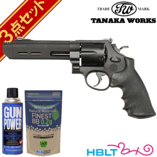 タナカワークス S&amp;W M29 PC V−Comp Ver.3 HW ブラック 5インチ ガスリボル...