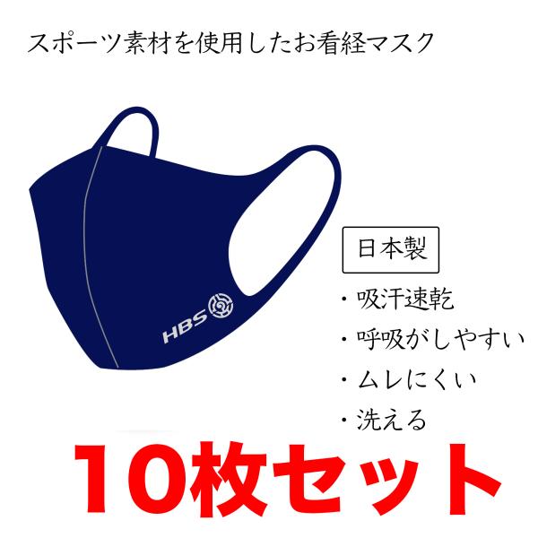マスク　オリジナル　洗える　吸汗速乾　飛沫防止　10枚セット　ホワイト・ネイビー・エンジ　送料無料