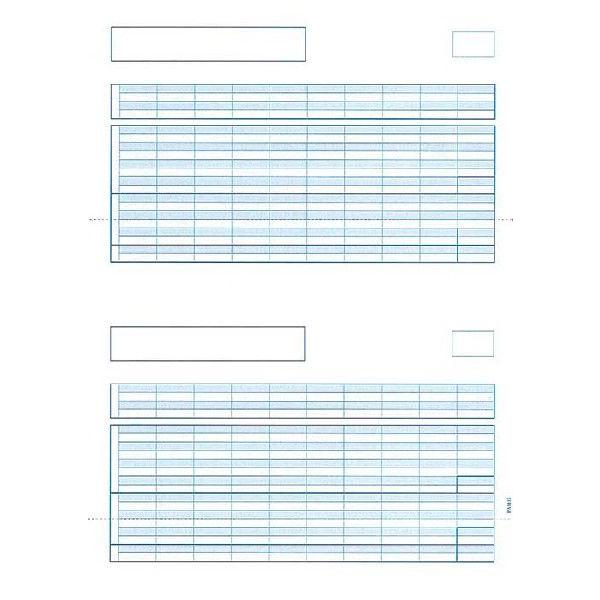 ピーシーエー PCA サプライ PA1115G 給与明細書単票B 罫線つき 500枚