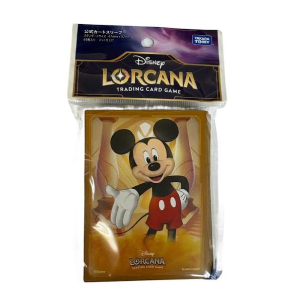 タカラトミー ディズニー・ロルカナ TCG 日本語版 公式カードスリーブ 「ミッキーマウス いつだっ...