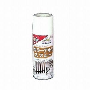 アサヒペン　カラーアルミスプレー （白） 300ml≪ホワイト アルミに直接塗れる 塗料 無鉛塗料 ノンフロン 装飾用 工作 家庭用≫｜hc7